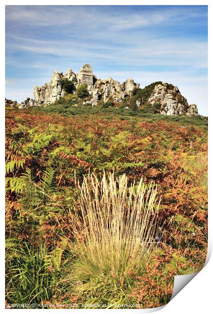 Towards Roche Rock Print by Andrew Ray