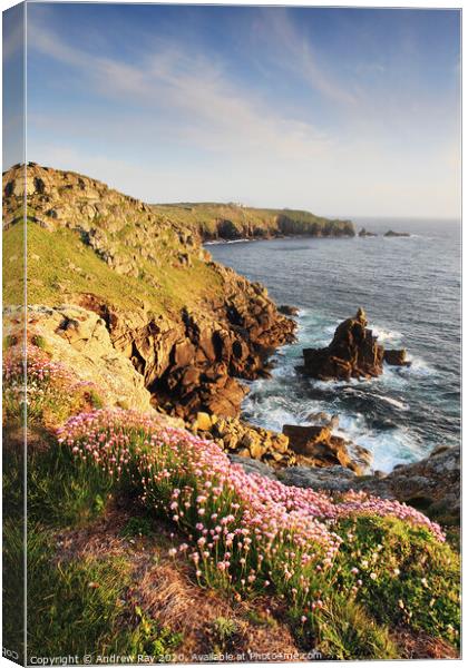 Towards Land's End Canvas Print by Andrew Ray