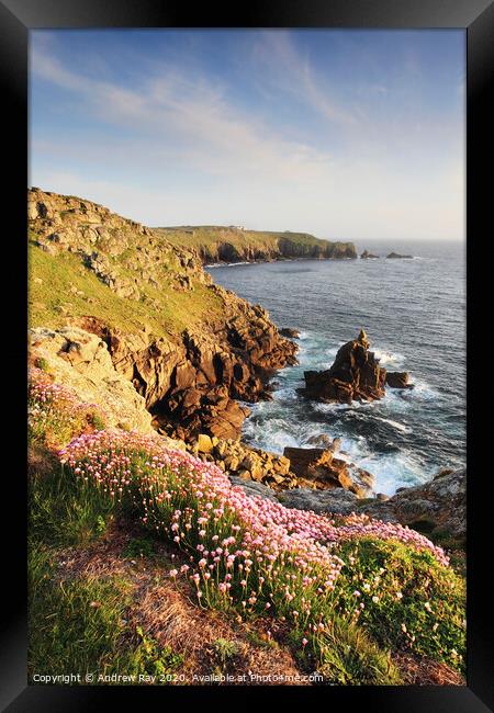Towards Land's End Framed Print by Andrew Ray