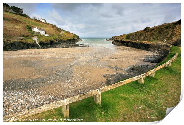 Port Gaverne Print by Andrew Ray