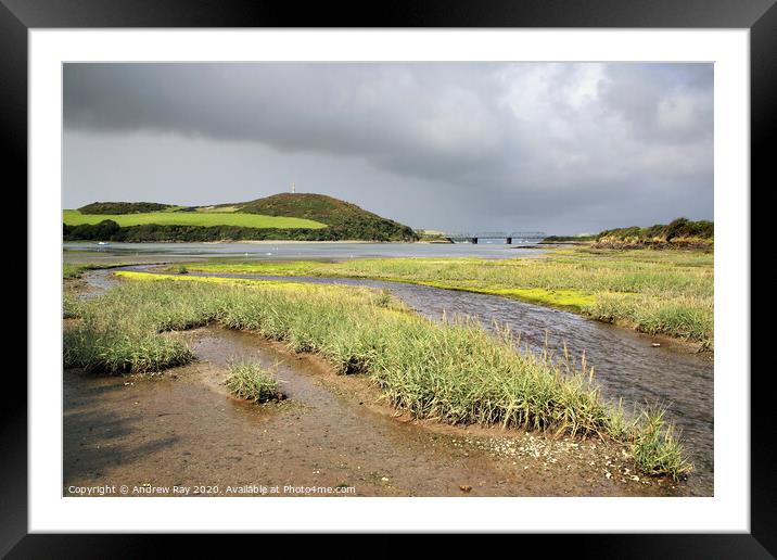 Little Petherick Creek Framed Mounted Print by Andrew Ray