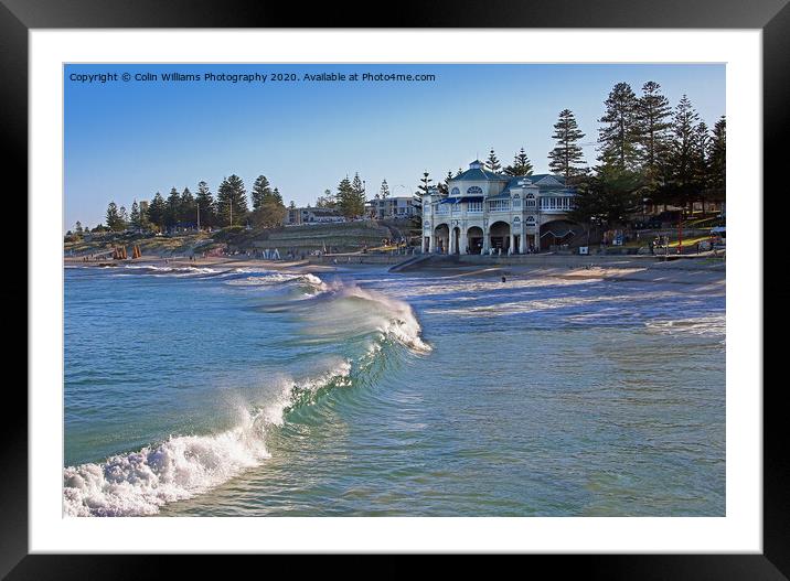 Cottesloe Beach Western Australia Framed Mounted Print by Colin Williams Photography