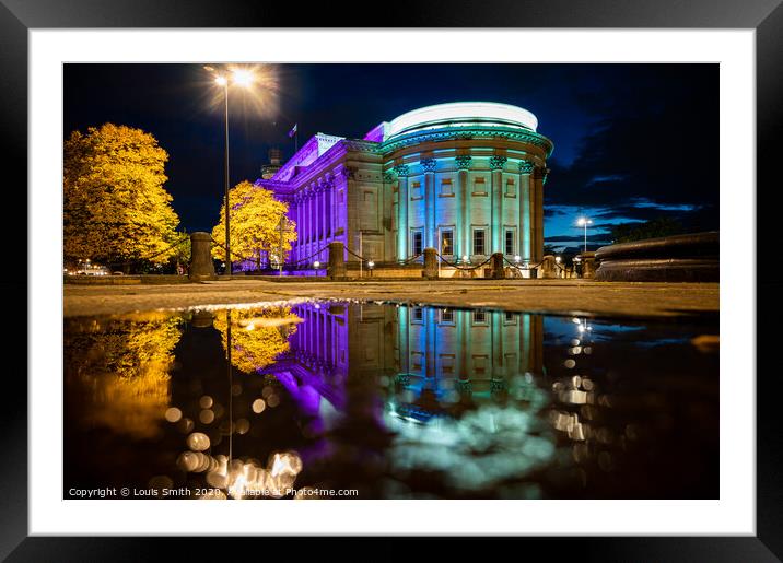 ST Georges Hall Framed Mounted Print by Louis Smith