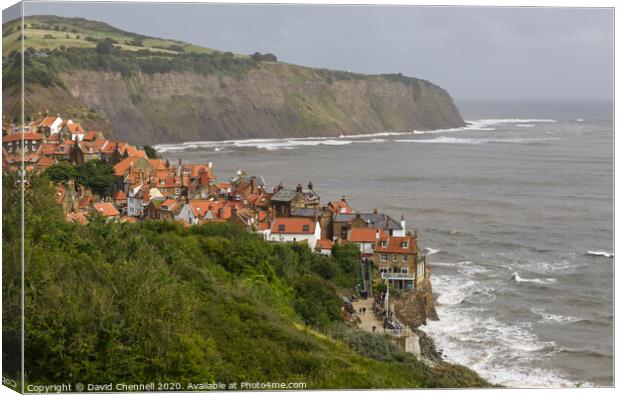 Robin Hoods Bay Canvas Print by David Chennell