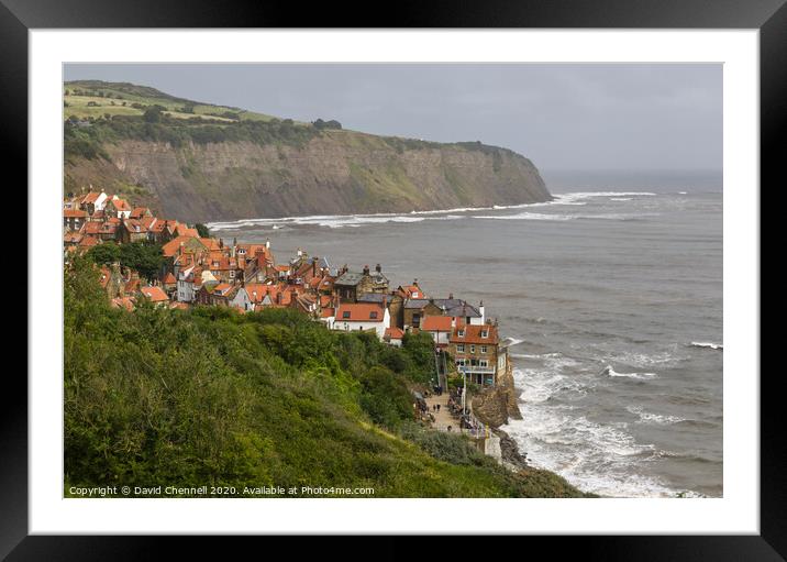 Robin Hoods Bay Framed Mounted Print by David Chennell
