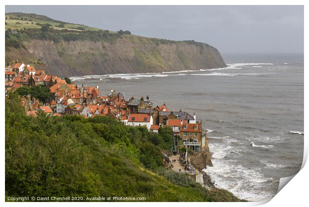 Robin Hoods Bay Print by David Chennell