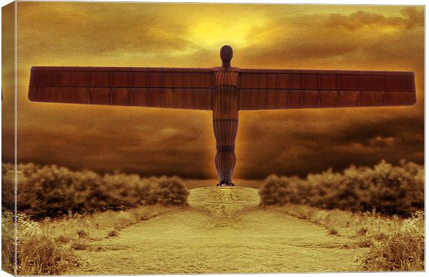 Angel Of The North Canvas Print by Kevin Tate