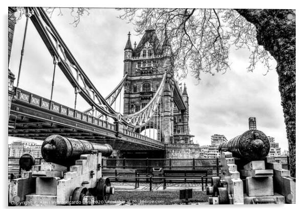 Tower Bridge - London Acrylic by Alessandro Ricardo Uva