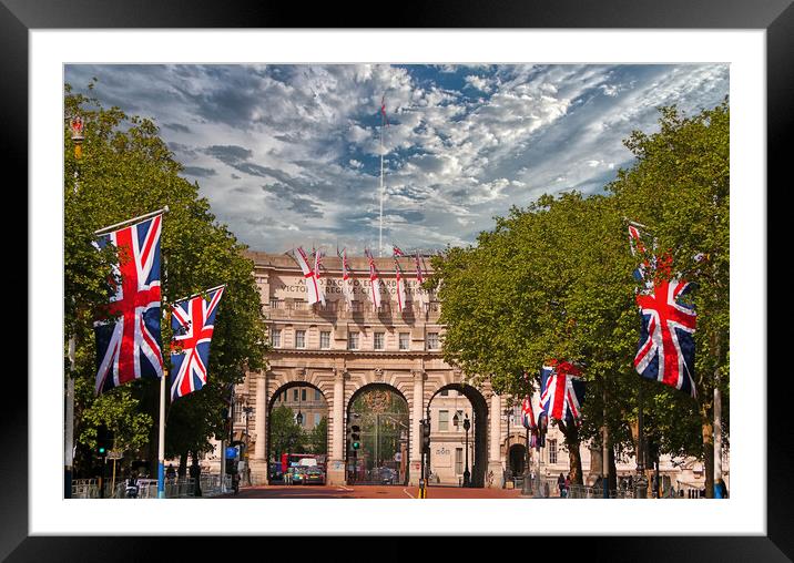 Admiralty Arch London Framed Mounted Print by Dave Williams