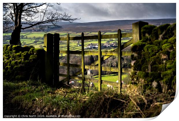 Gateway to the Dales. Print by Chris North