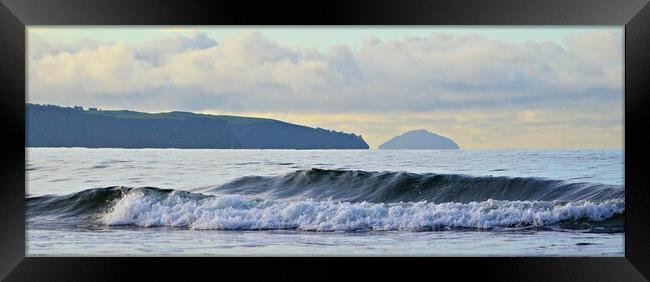 A wave from Ayr Framed Print by Allan Durward Photography