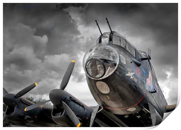 Storm clouds over Lancaster Just Jane Print by David Stanforth