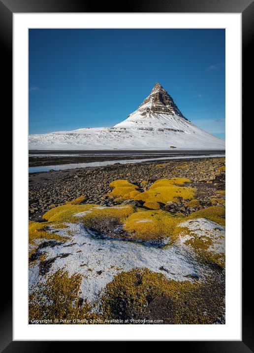 Kirkjufell, Iceland Framed Mounted Print by Peter O'Reilly