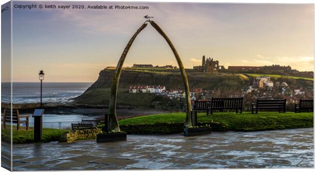 Iconic Whitby Canvas Print by keith sayer