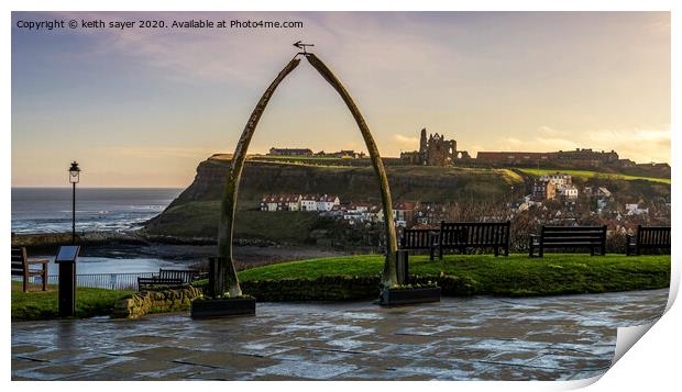 Iconic Whitby Print by keith sayer