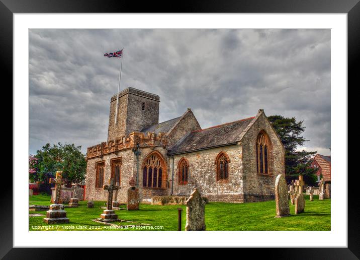 St Michael's Church Framed Mounted Print by Nicola Clark