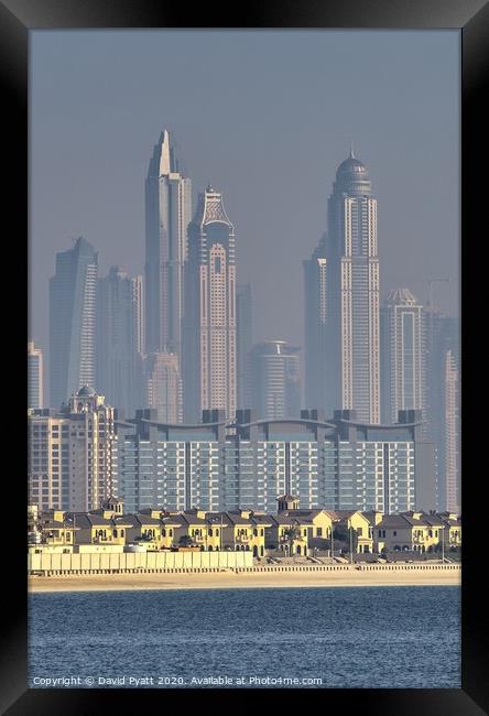 Dubai Desert Paradise  Framed Print by David Pyatt