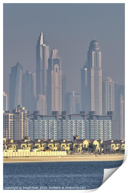 Dubai Desert Paradise  Print by David Pyatt