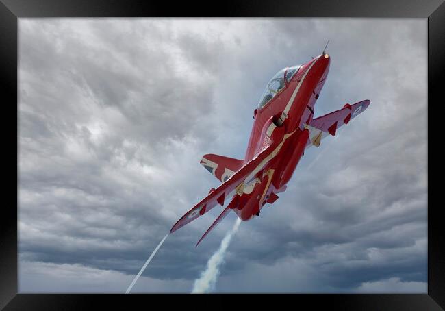 RAF Red Arrows Framed Print by Rory Trappe