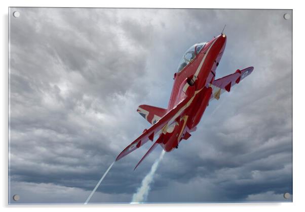 RAF Red Arrows Acrylic by Rory Trappe