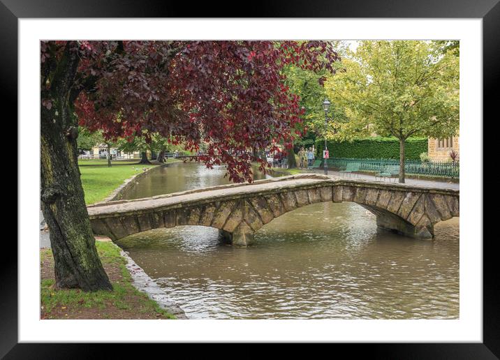 Bourton on the Water  Framed Mounted Print by Graham Custance