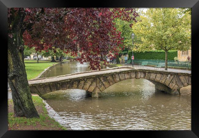 Bourton on the Water  Framed Print by Graham Custance