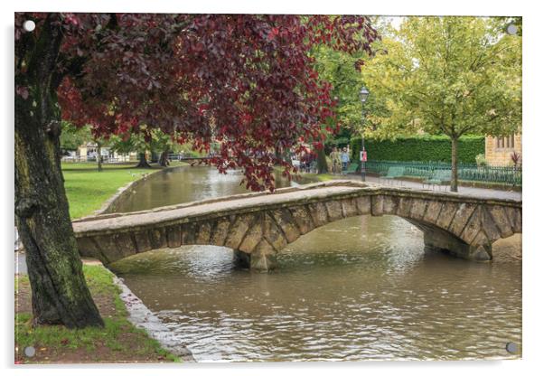 Bourton on the Water  Acrylic by Graham Custance