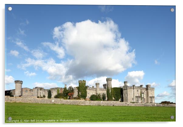 Cloud over Bodelwyddan Castle Acrylic by Allan Bell