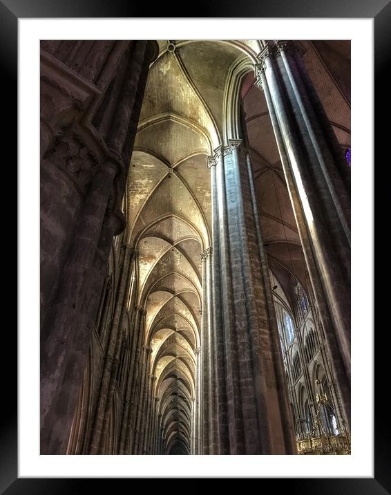 Bourges Cathedral Loire Valley  Framed Mounted Print by Jacqui Farrell