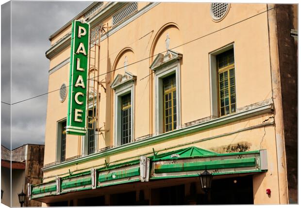 The Palace Theater in Hilo, Hawaii Canvas Print by Jim Hughes