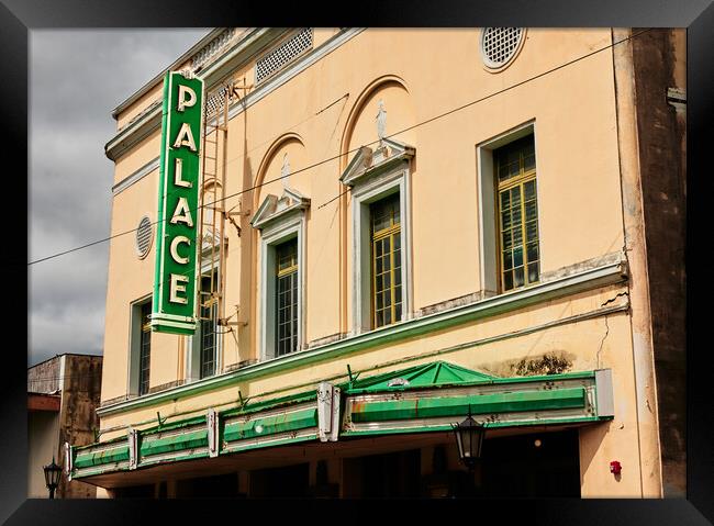 The Palace Theater in Hilo, Hawaii Framed Print by Jim Hughes