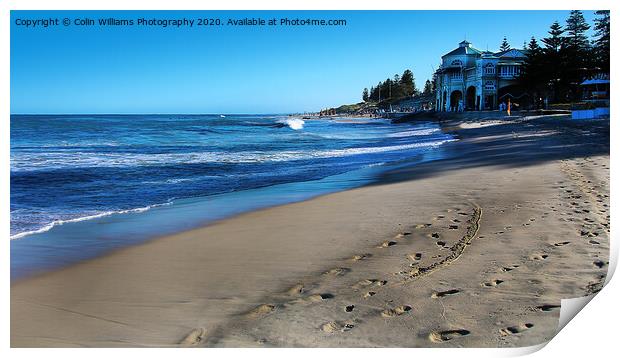 Cottesloe Beach Western Australia 2 Print by Colin Williams Photography