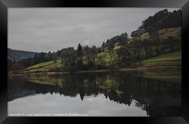 Derwent Water Framed Print by craig hopkins