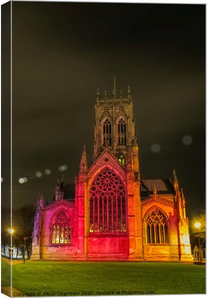 Doncaster Minster Canvas Print by Alison Chambers