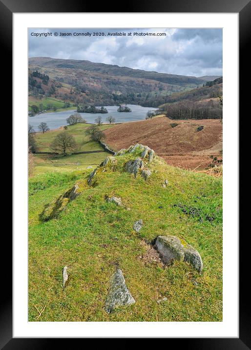 Rydalwater Views. Framed Mounted Print by Jason Connolly