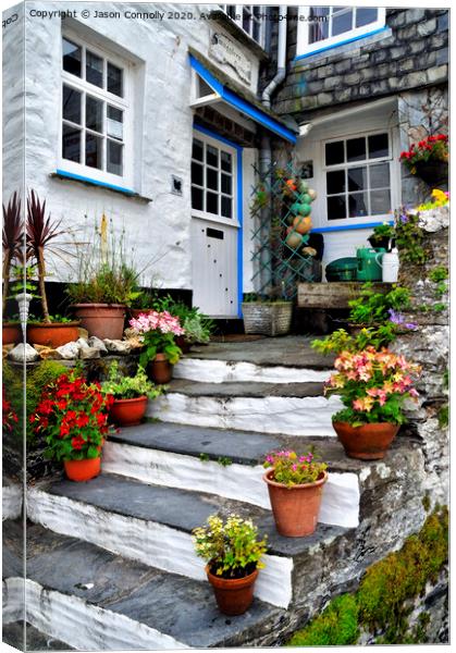 Smuggler's Cottage, Polperro. Canvas Print by Jason Connolly