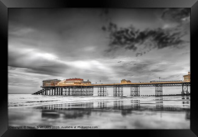 Cromer pier in Norfolk  Framed Print by Simon Bratt LRPS