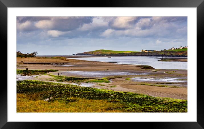 Teifi Estuary, Pembrokeshire, Wales, UK Framed Mounted Print by Mark Llewellyn