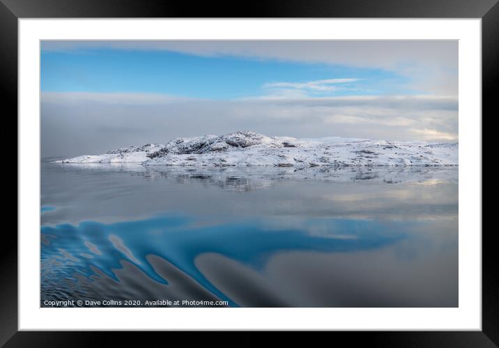 Ripples Framed Mounted Print by Dave Collins