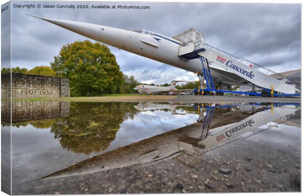 Concorde. Canvas Print by Jason Connolly
