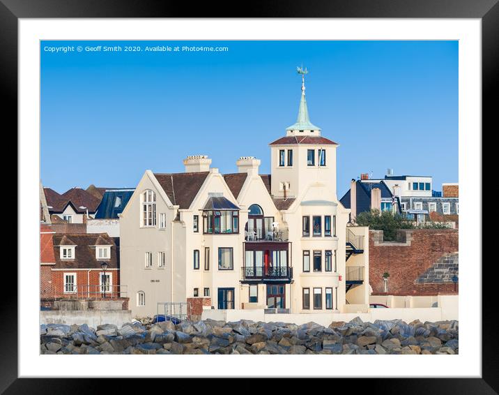 Tower House in Old Portsmouth Framed Mounted Print by Geoff Smith