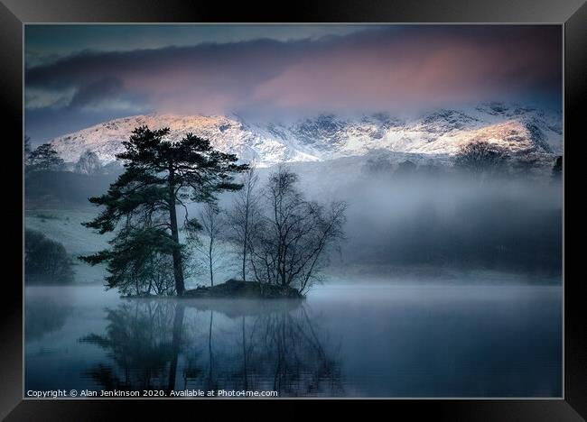Early Tarn Hows, Lake District Framed Print by Alan Jenkinson