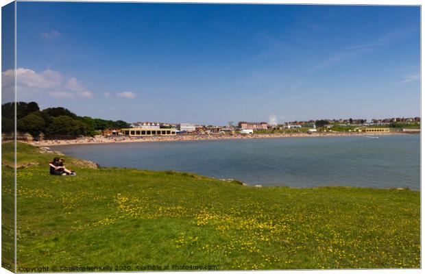 Barry island  Canvas Print by Christopher Kelly