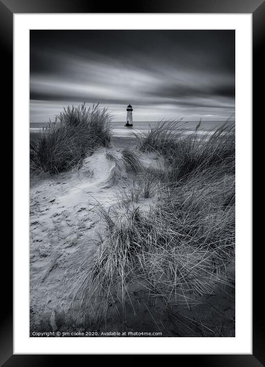 Through the Dunes Framed Mounted Print by jim cooke