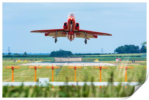 Red Arrow - Up Up and Away  Print by David Stanforth