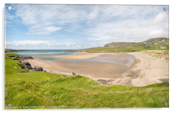 Glencolmcille Beach, Co Donegal, Ireland Acrylic by Dave Collins