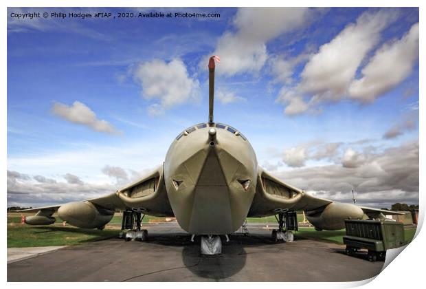 Handley Page Victor K2 Print by Philip Hodges aFIAP ,