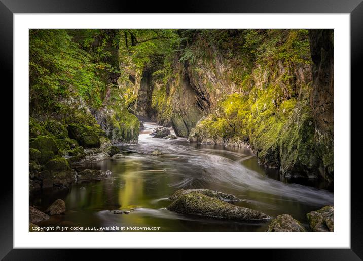 The Fairy Glen Framed Mounted Print by jim cooke