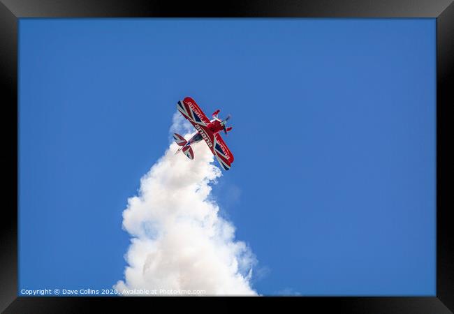 The Anana Display Stunt Aircraft Framed Print by Dave Collins