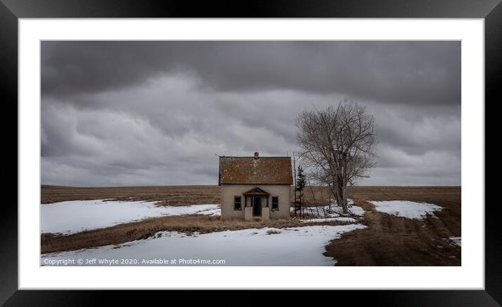 Abandoned Framed Mounted Print by Jeff Whyte